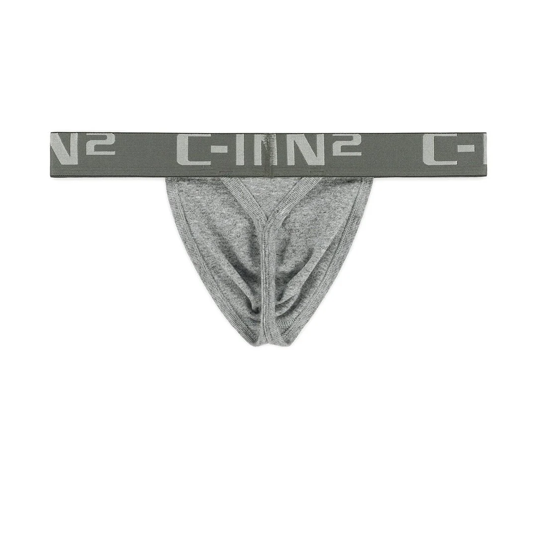 Core Classic Thong Grey Heather - Image 6