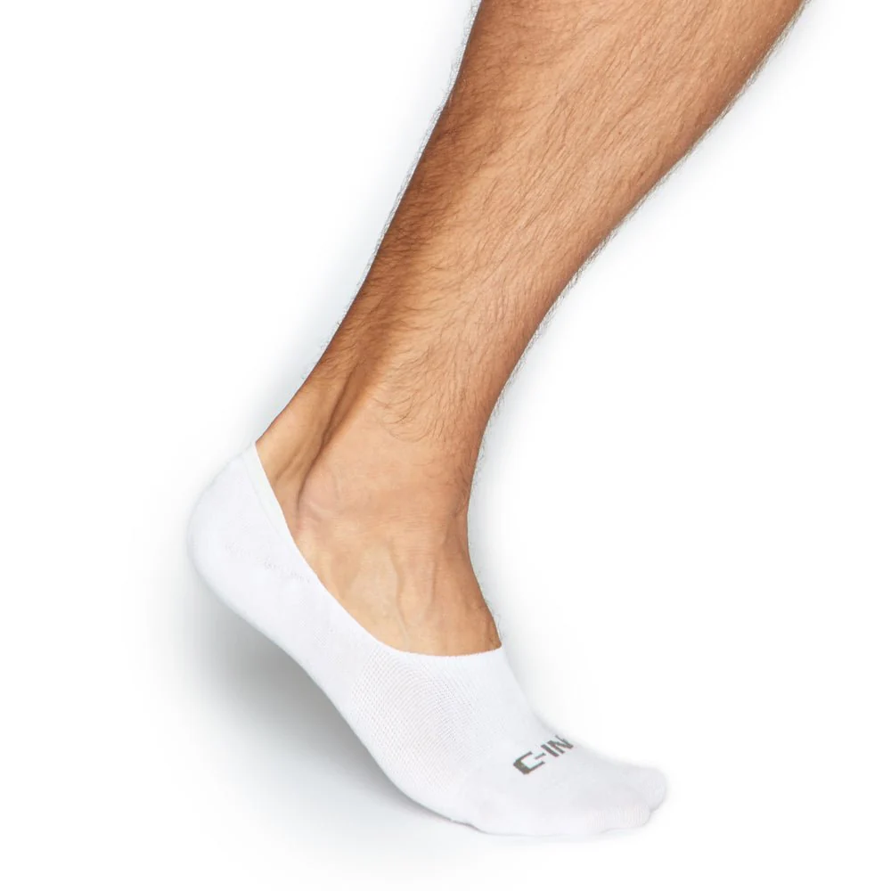 Core Low No Show Socks 3 Pack White - Image 2