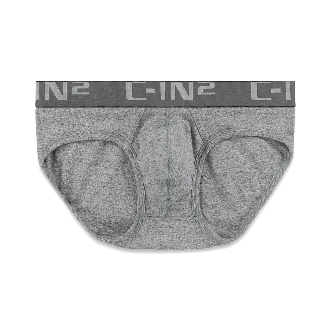 Core Low Rise Brief Grey Heather - Image 5
