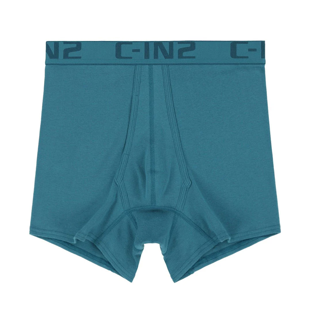 Core Mid Rise Boxer Brief Lagoon Blue - Image 5