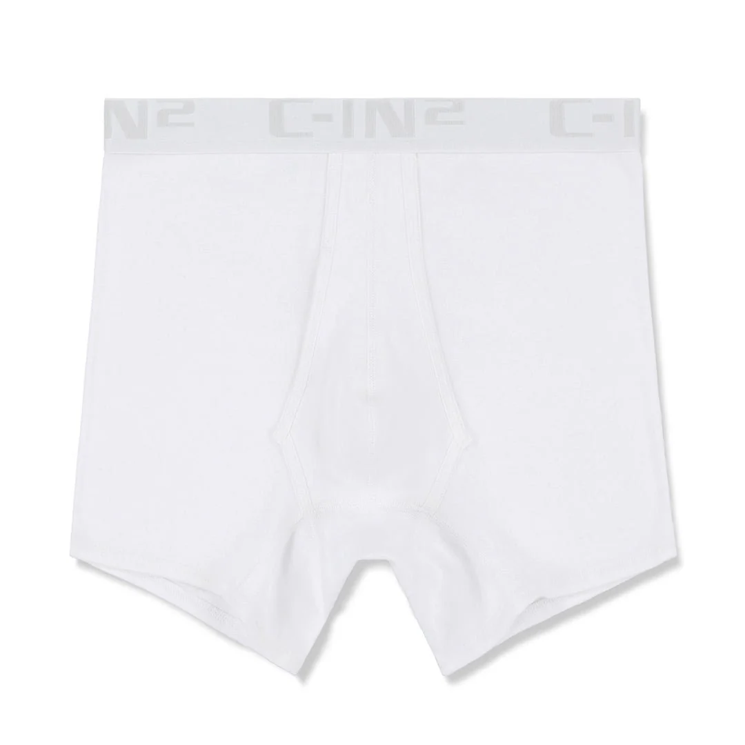 Core Mid Rise Boxer Brief White - Image 5