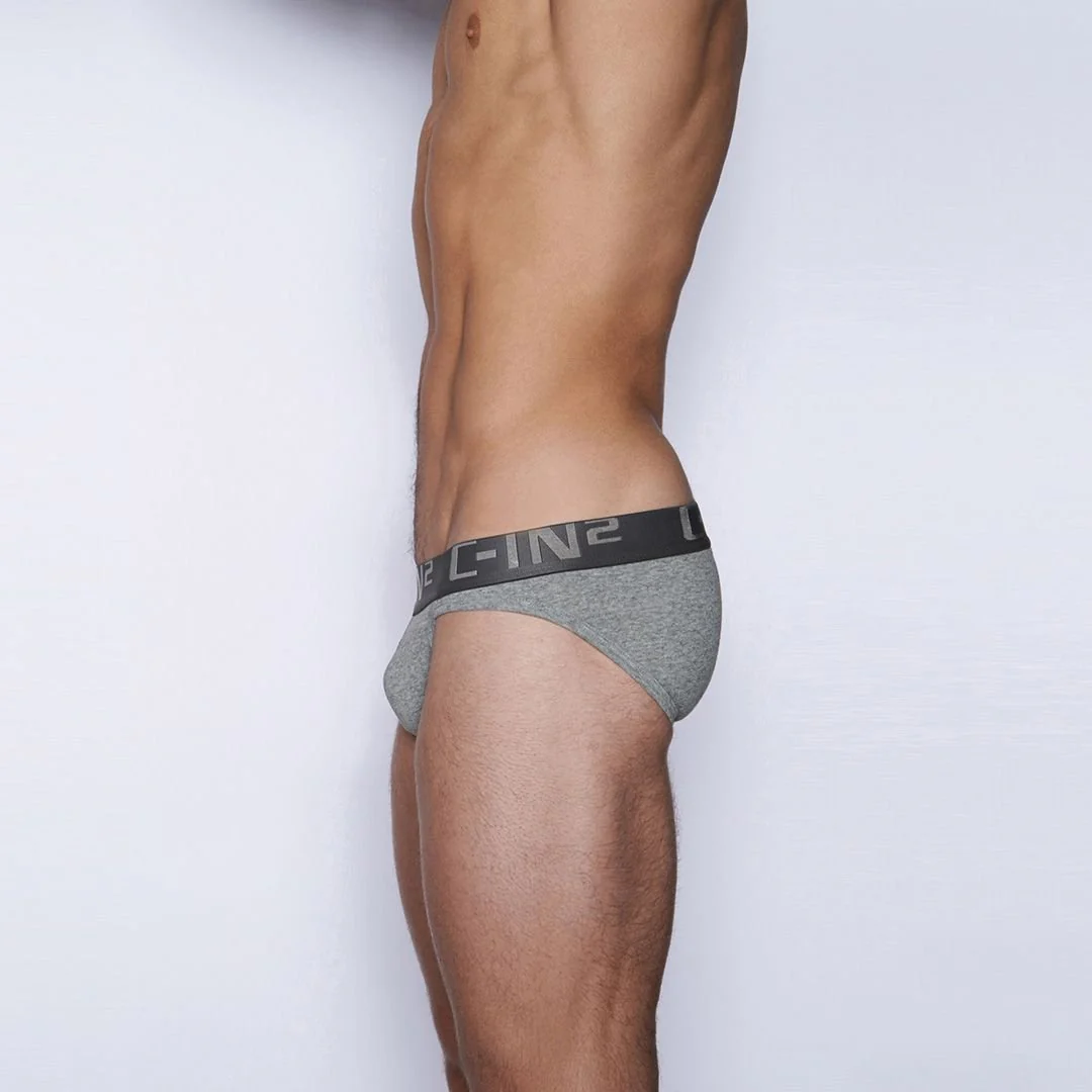 Core Sport Brief Grey Heather - Image 4