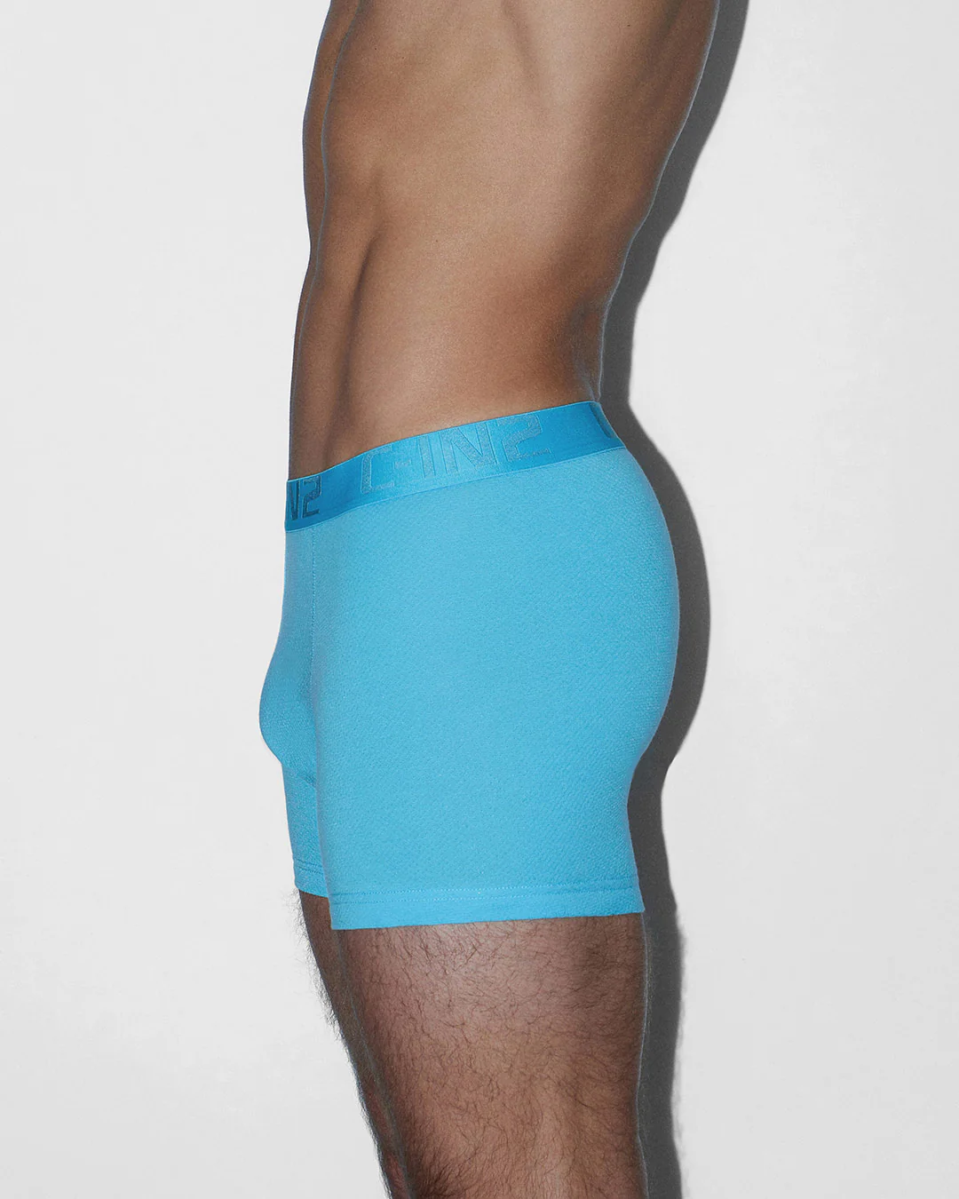 Flex Boxer Brief 5" Inseam Sky Blue - Image 4