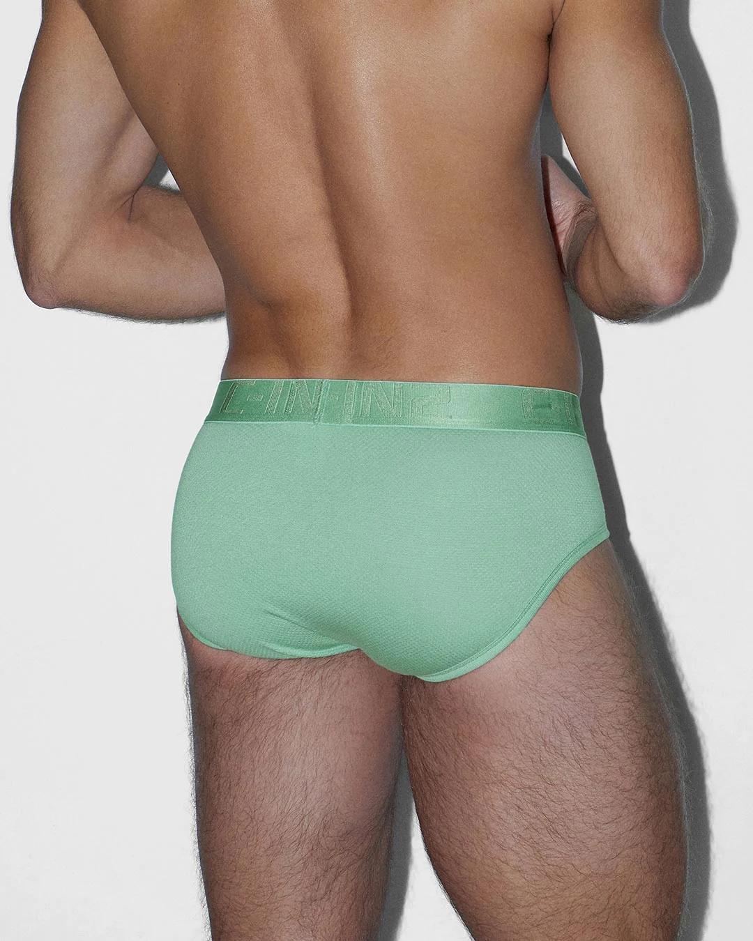 Flex Fly Front Brief Sage Green - Image 3