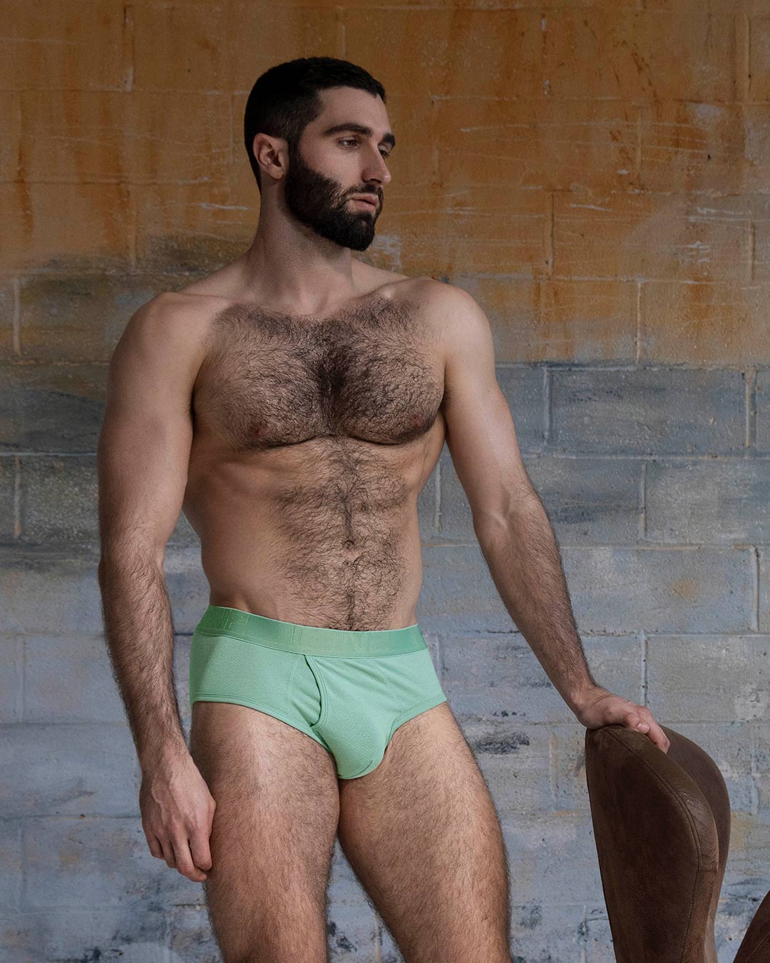 Flex Fly Front Brief Sage Green - Image 6