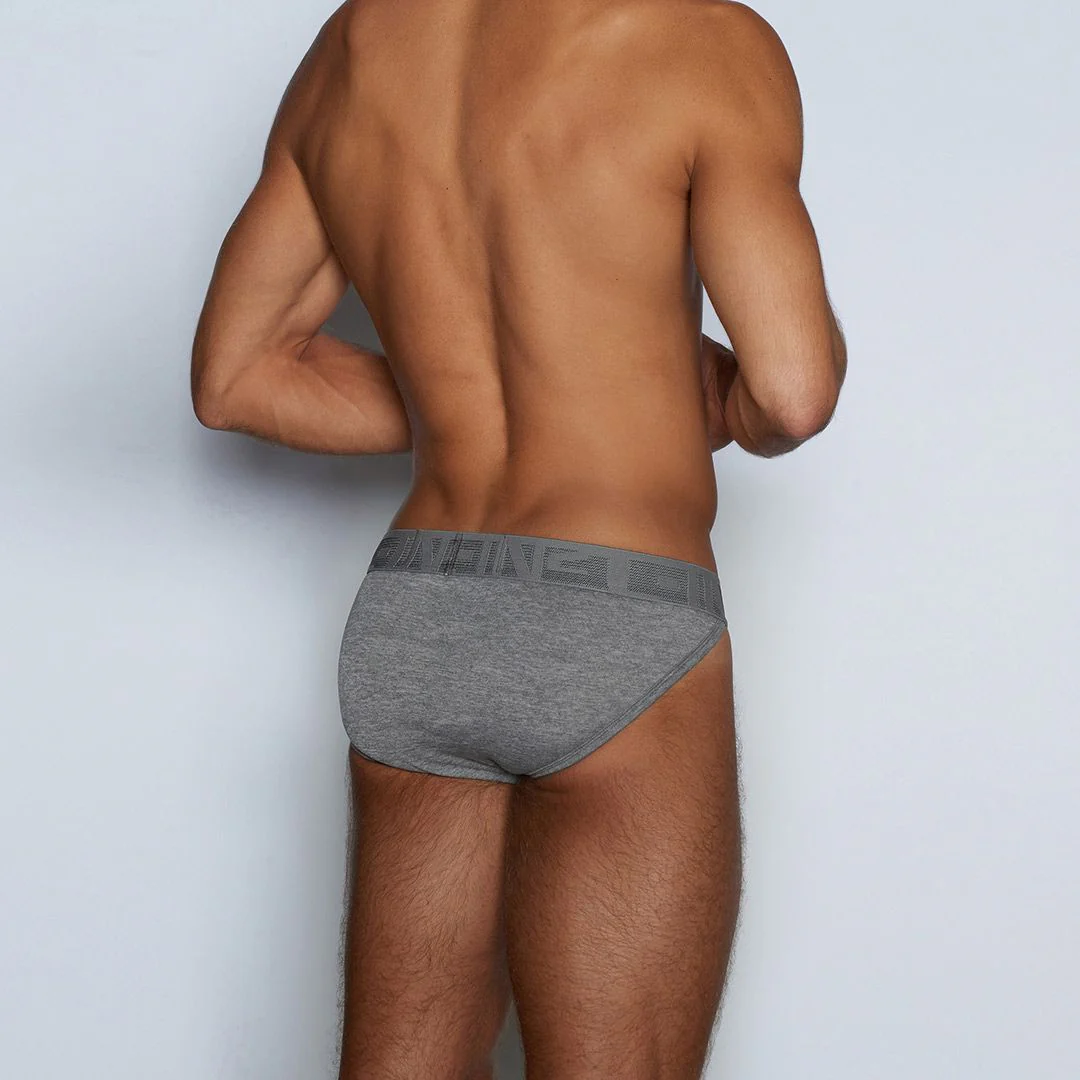 Hand Me Down Dash Brief Smoke heather - Image 3