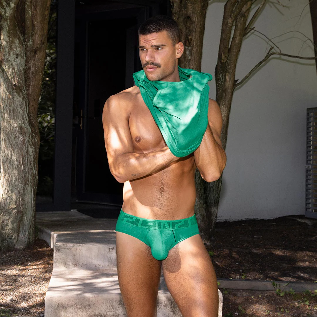 Hand Me Down Low Rise Brief Spearmint Green