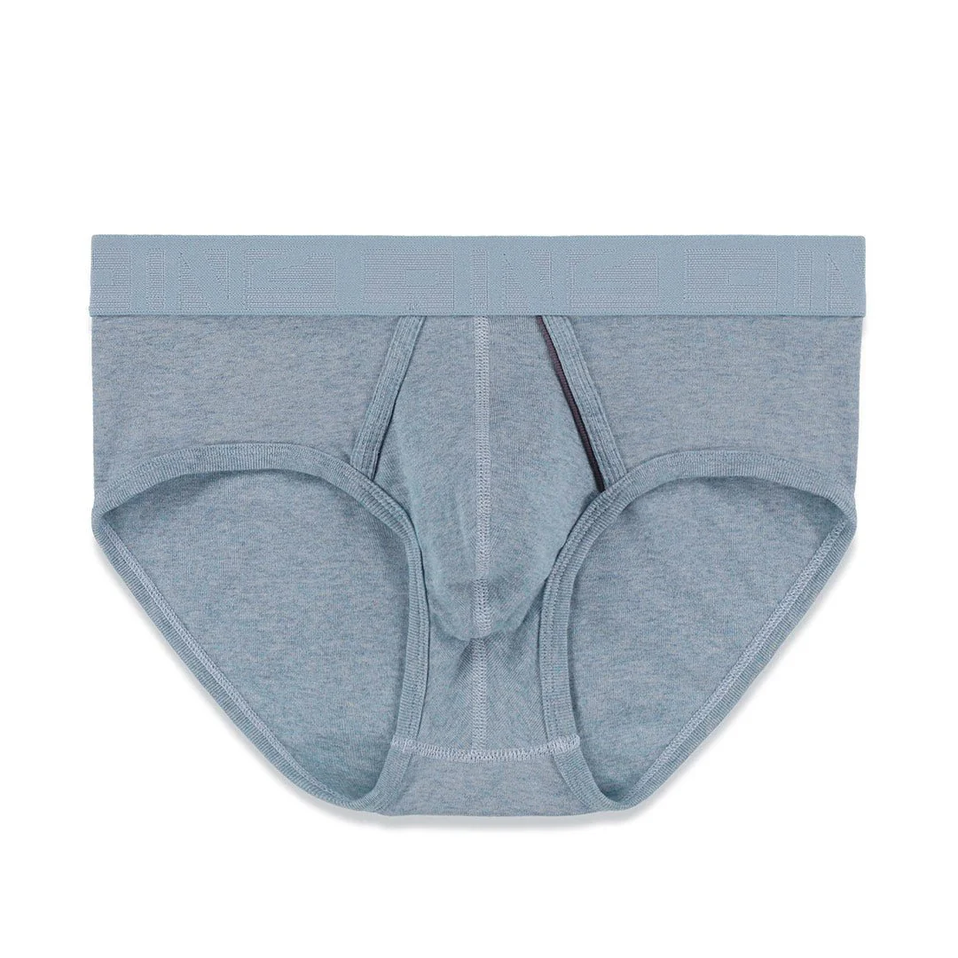 Hand Me Down Mid Rise Brief Bowen Blue Heather - Image 4