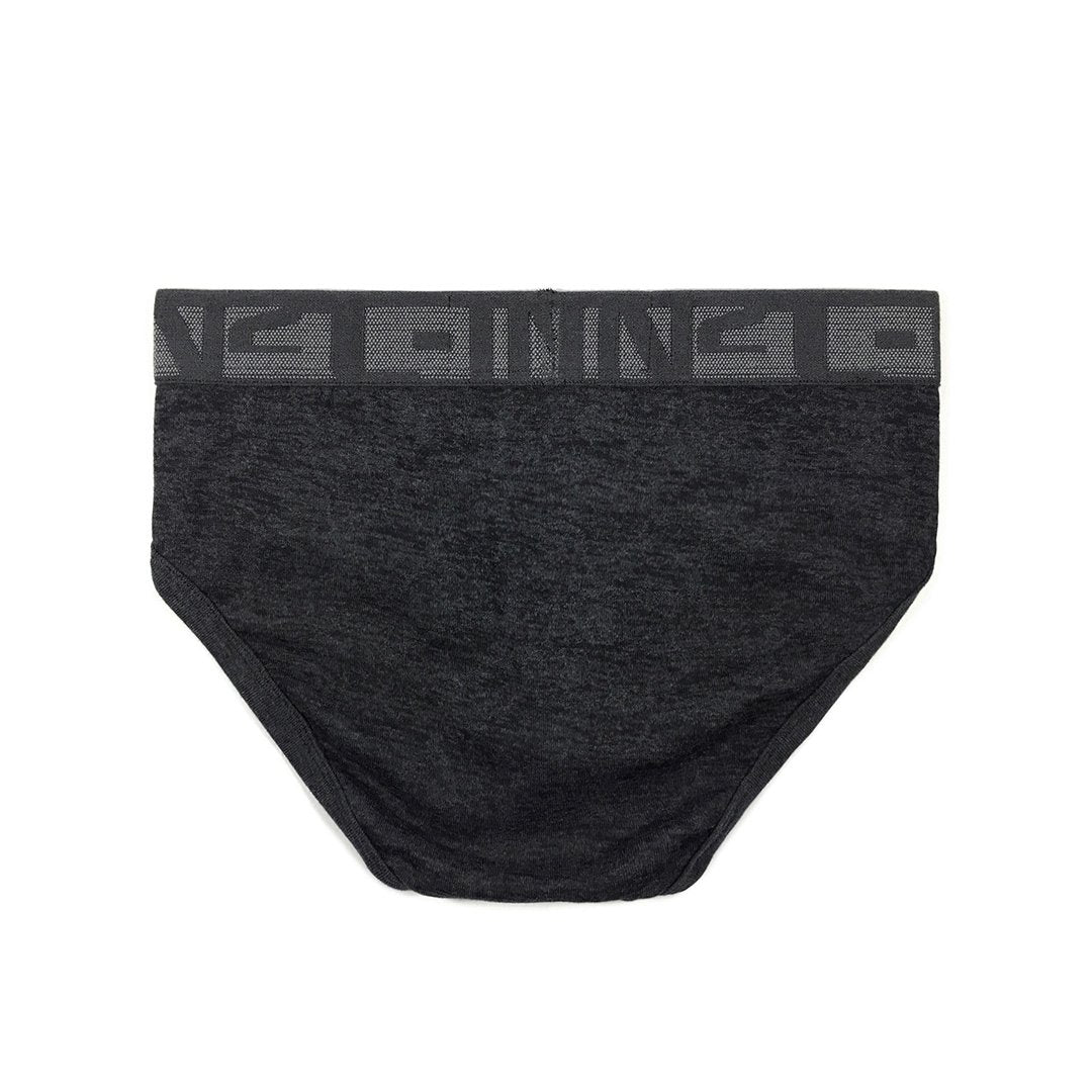 Hand Me Down Mid Rise Brief Coal Heather - Image 5