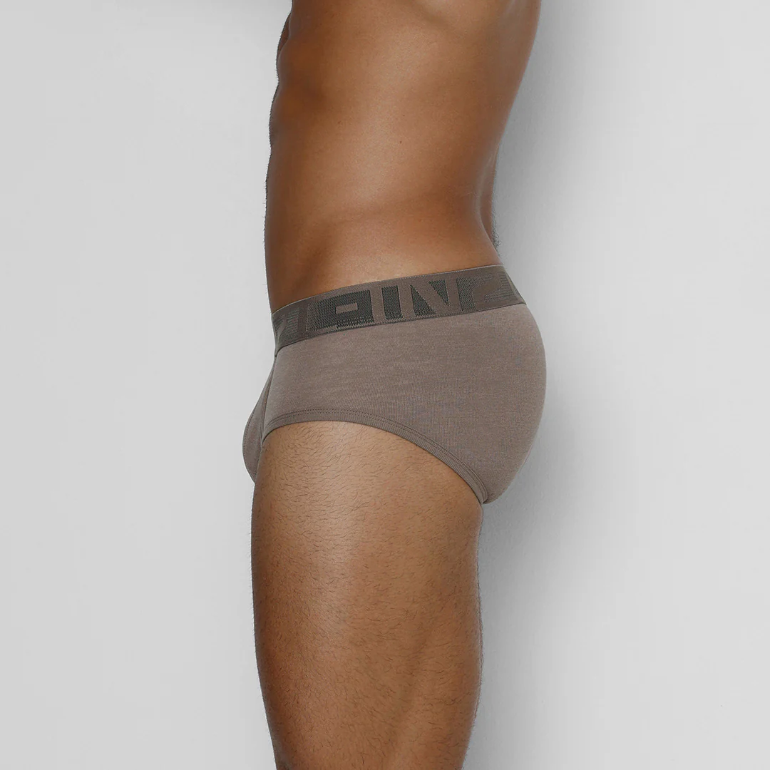 Hand Me Down Mid Rise Brief Sable Taupe - Image 3