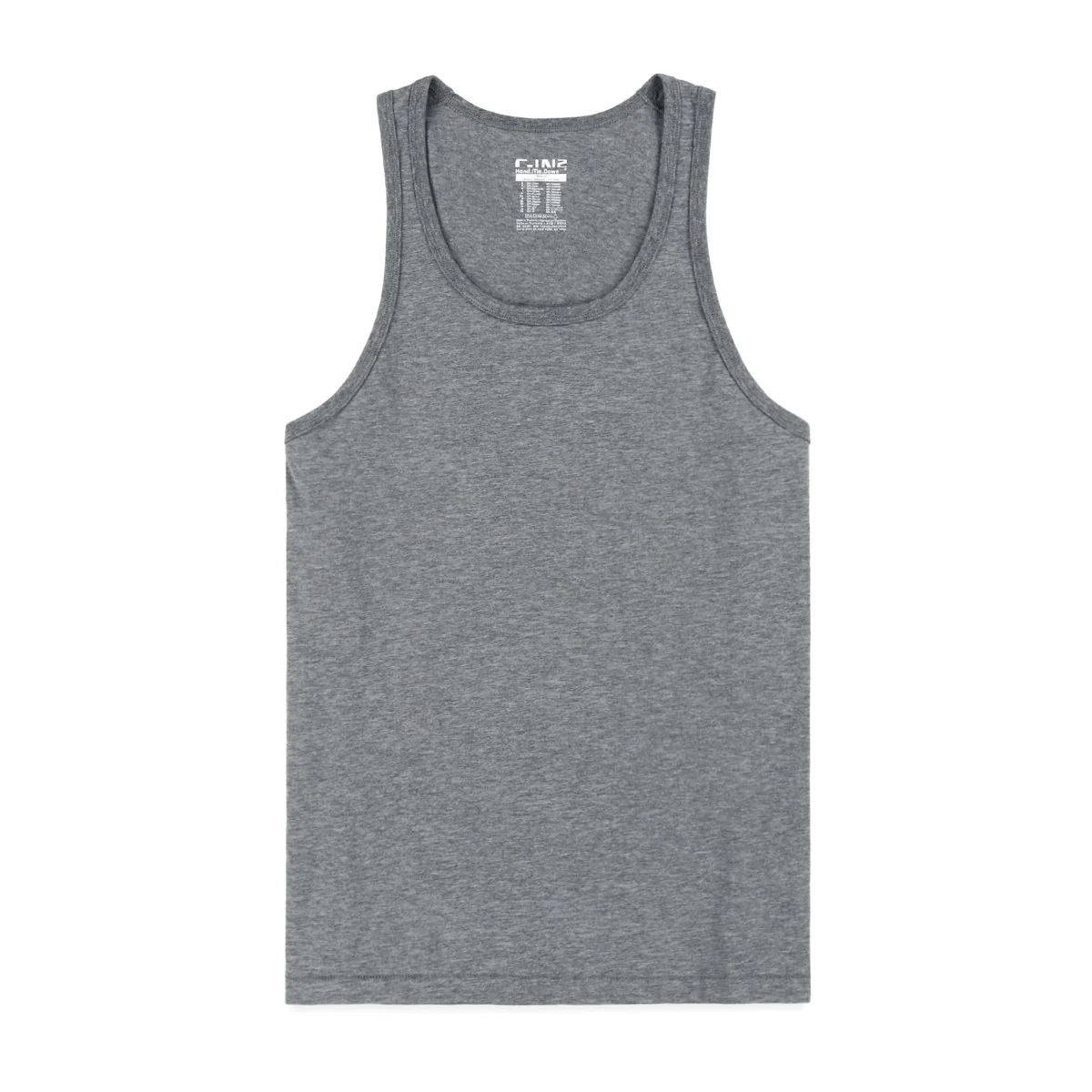 Hand Me Down Relaxed Tank Smoke Heather - Image 4