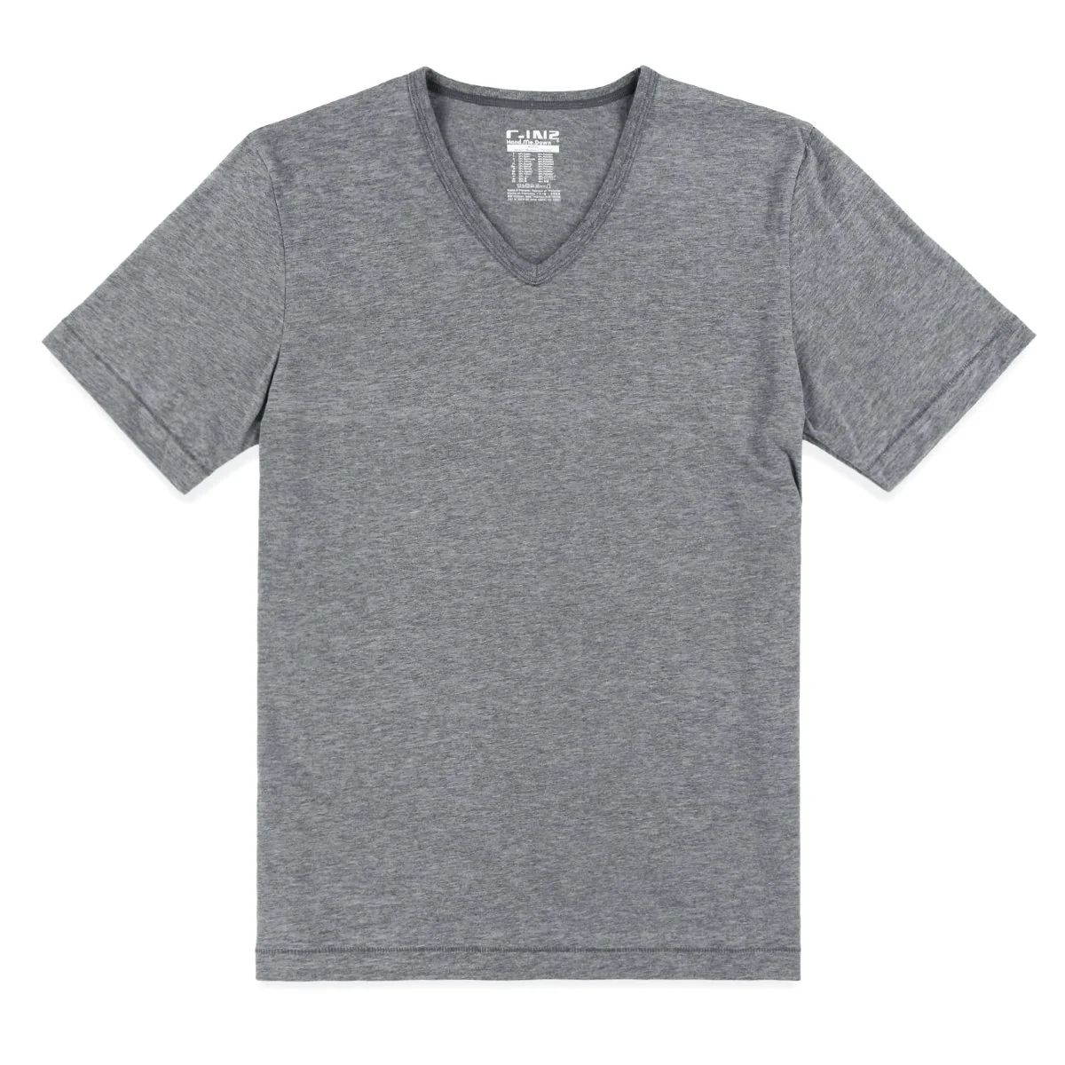Hand Me Down V-Neck T-Shirt Smoke Heather - Image 4