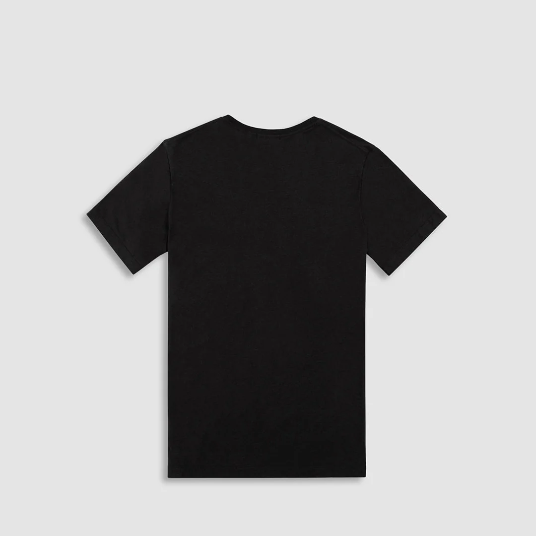 RO3 Jersey Crew Neck T-Shirt Black - Image 4