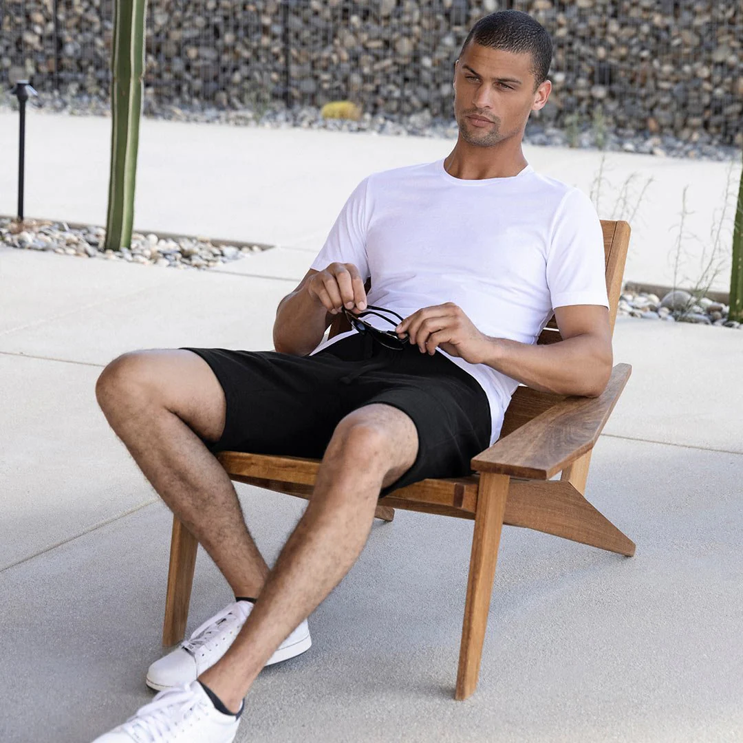 RO3 Jersey Crew Neck T-Shirt White - Image 7