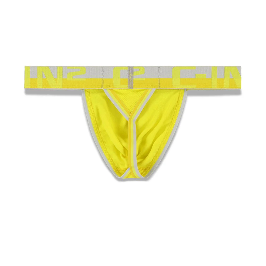 Grip Mesh Thong Yaron Yellow - Image 6