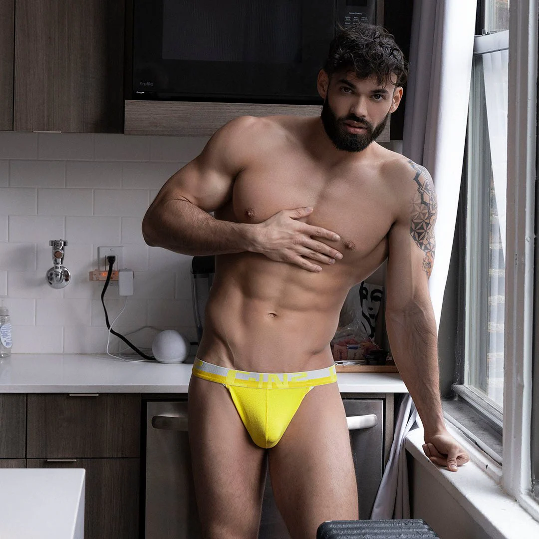 Grip Mesh Thong Yaron Yellow - Image 7