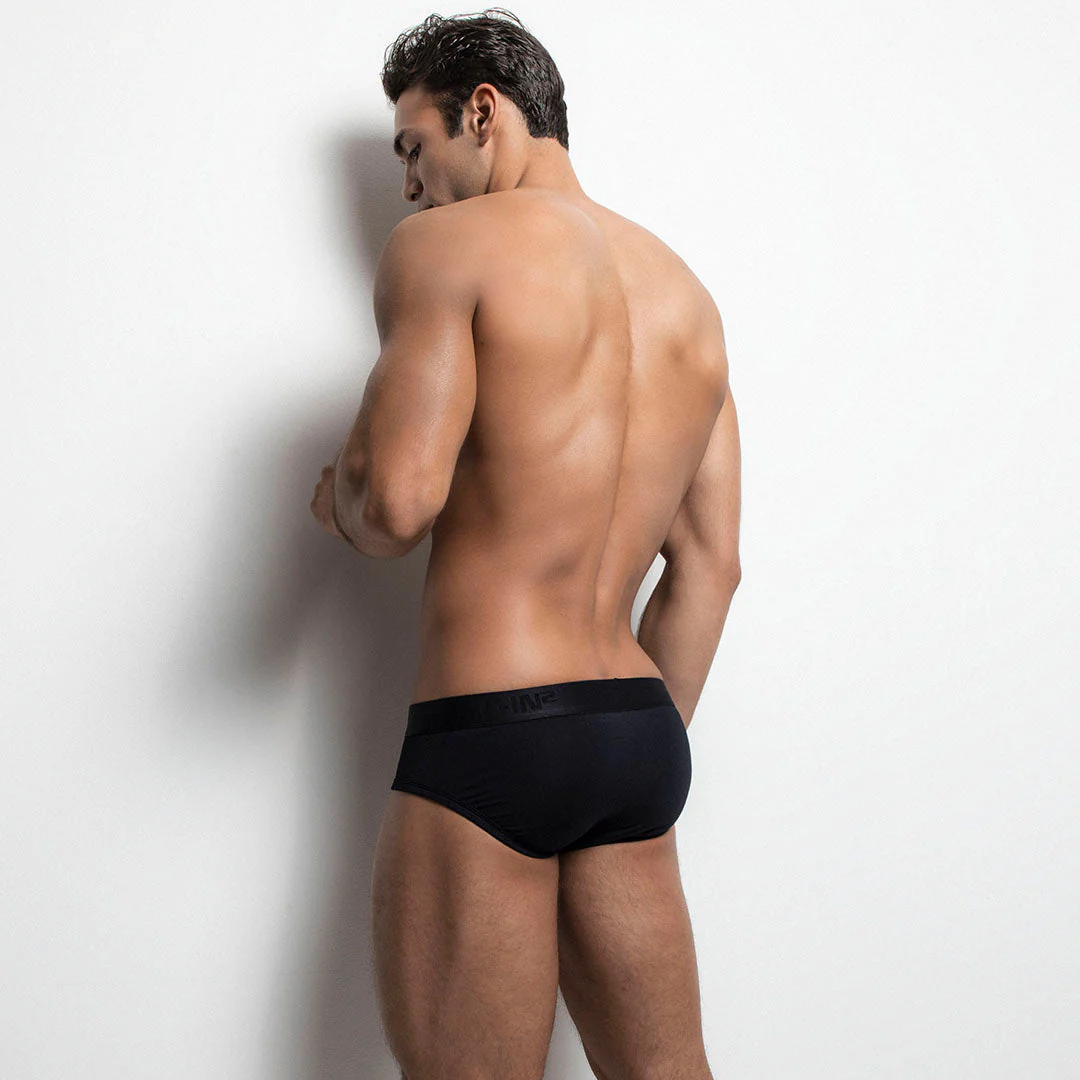 Minimal Mid Rise Brief Black - Image 6