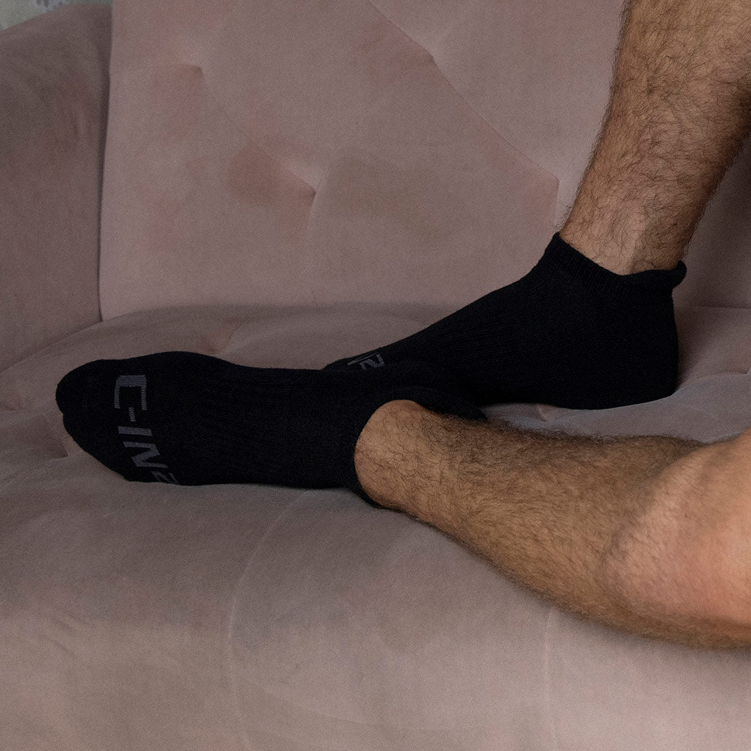 New Core Ankle Socks 3 Pack Black