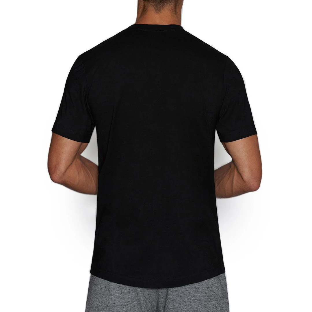 Perfect Pima Relaxed Crew Neck T-Shirt Black - Image 3