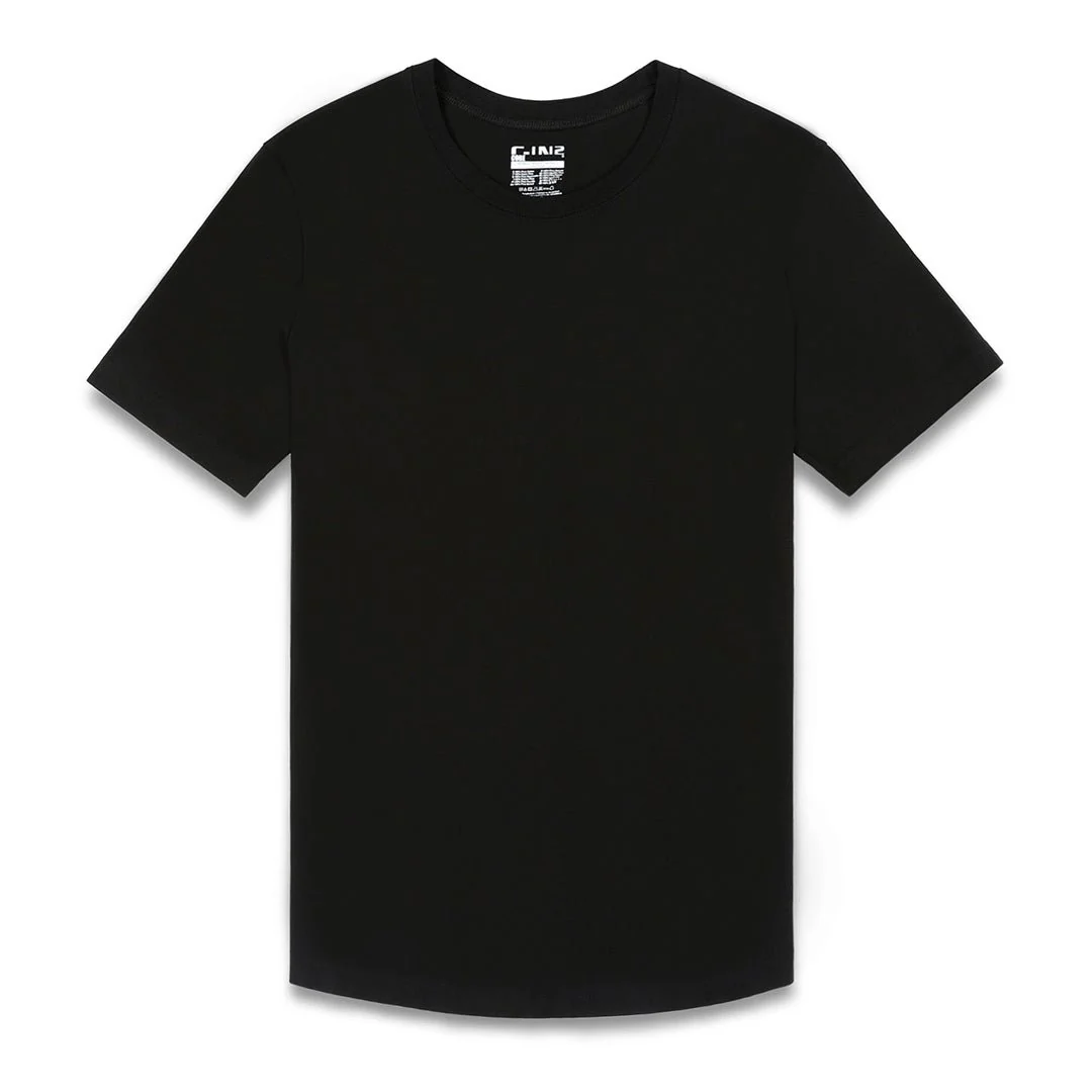 Perfect Pima Relaxed Crew Neck T-Shirt Black - Image 4