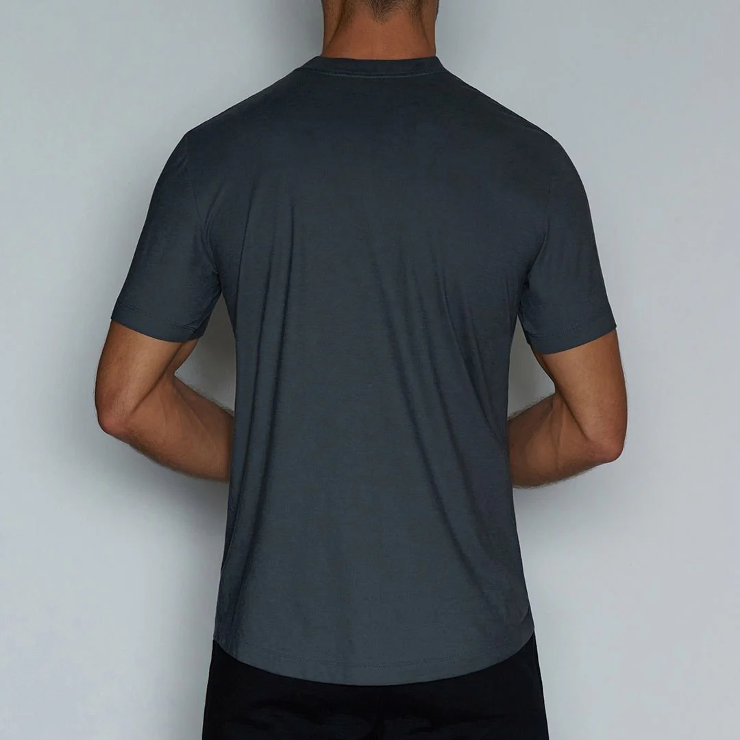 Perfect Pima Relaxed Crew Neck T-Shirt Niles Navy - Image 2