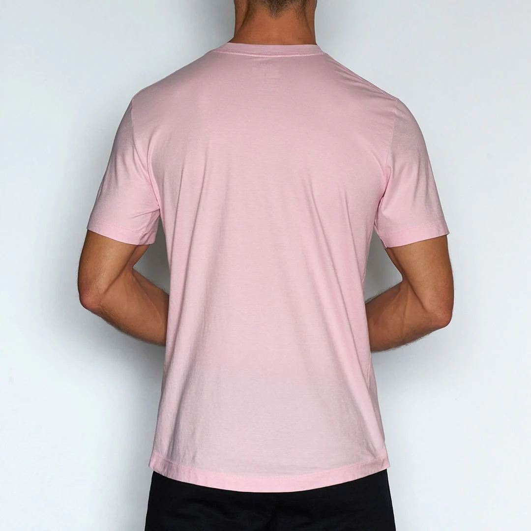 Perfect Pima Relaxed Crew Neck T-Shirt Pino Pink - Image 3