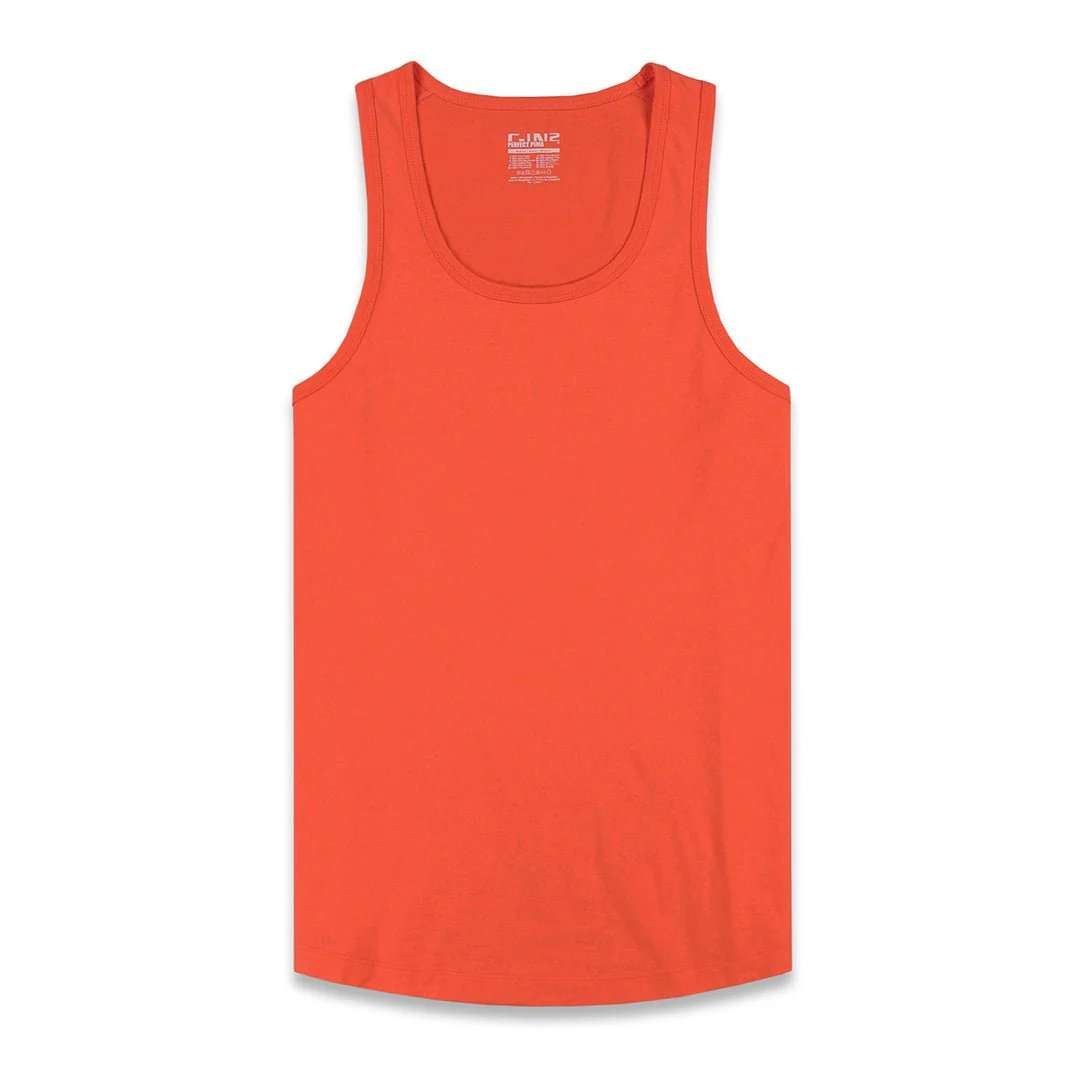 Perfect Pima Relaxed Tank Rylee Red - Image 3