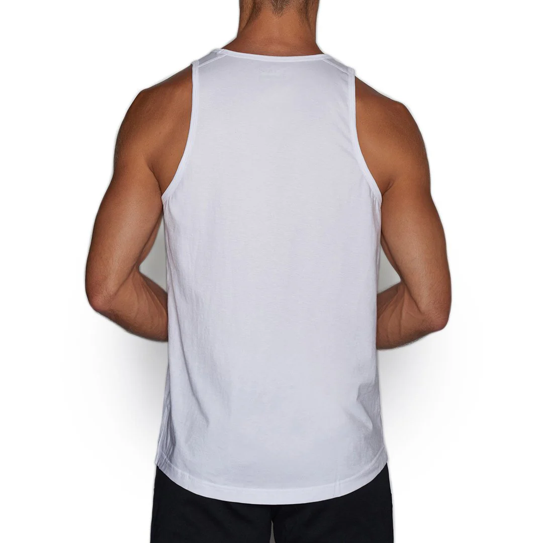 Perfect Pima Relaxed Tank White - Image 3
