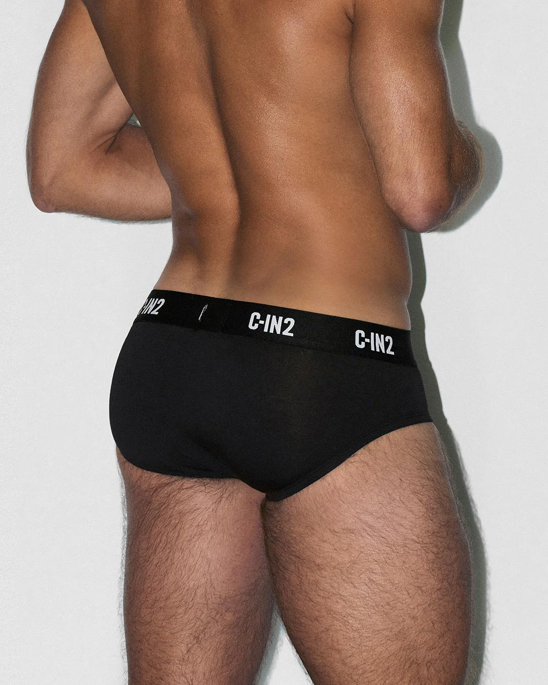 Premium Stretch 3-Pack Mid Rise Brief Black - Image 3