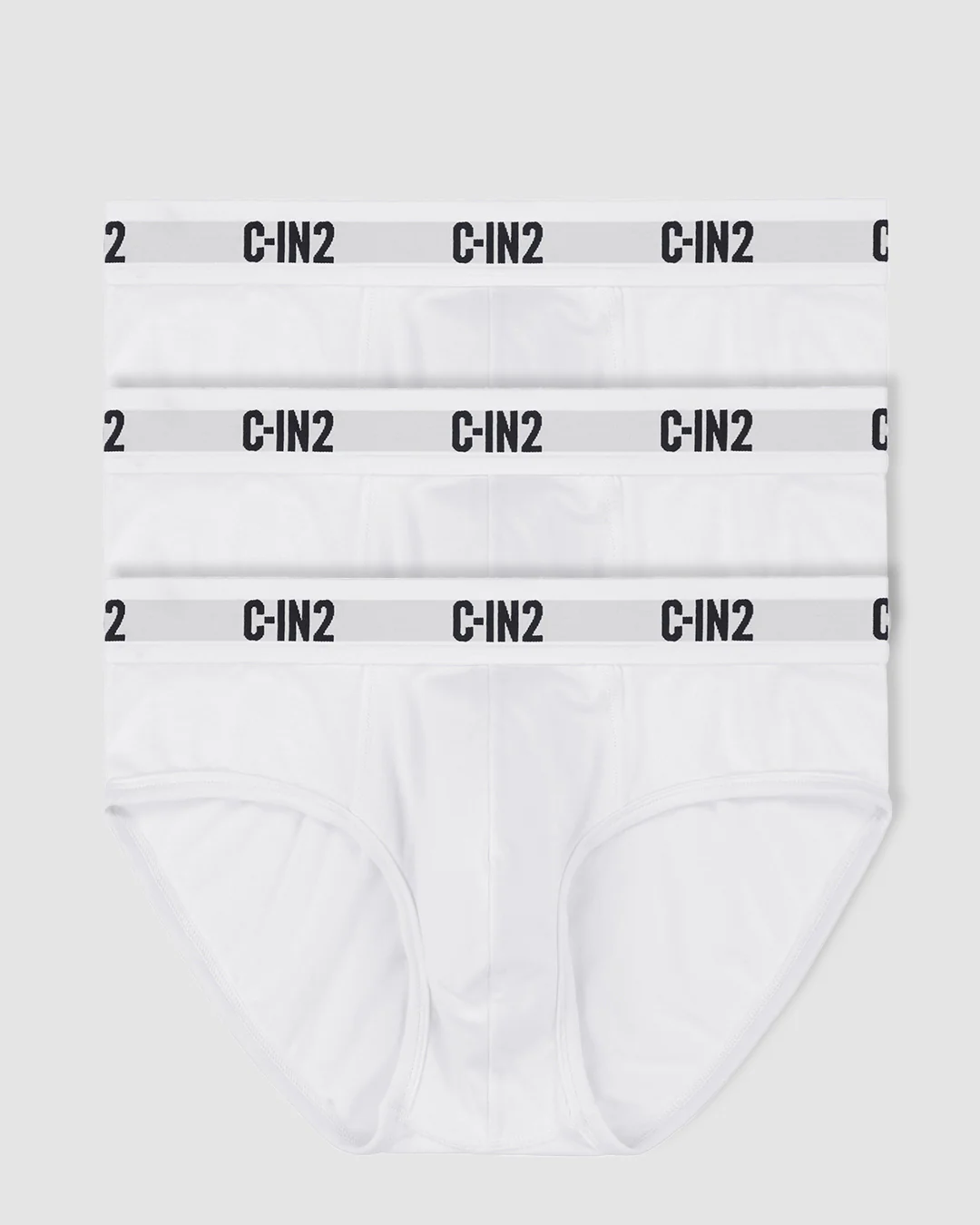 Premium Stretch 3-Pack Mid Rise Brief White - Image 5