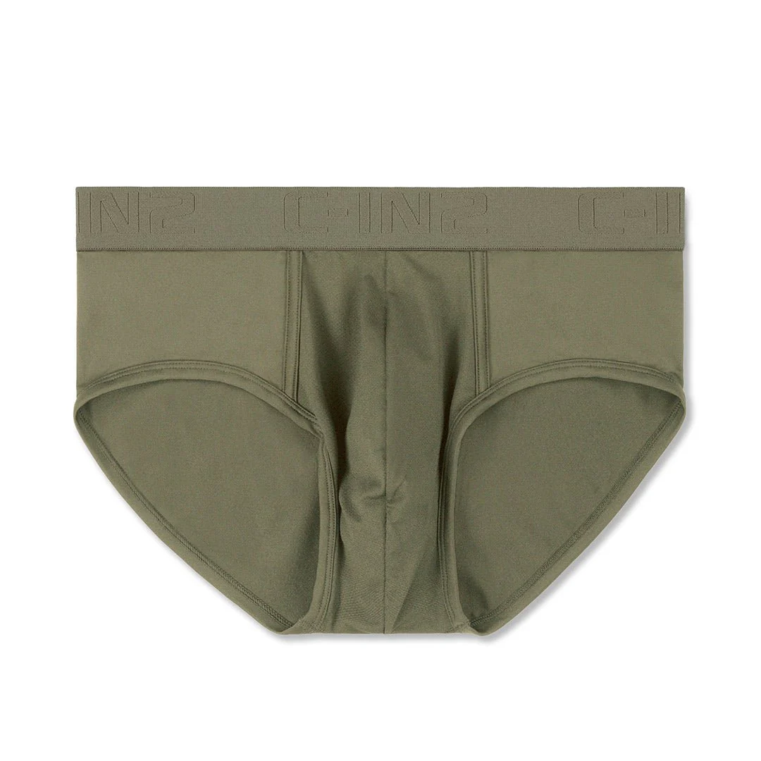Pro Mid Rise Brief Mushroom Taupe - Image 4