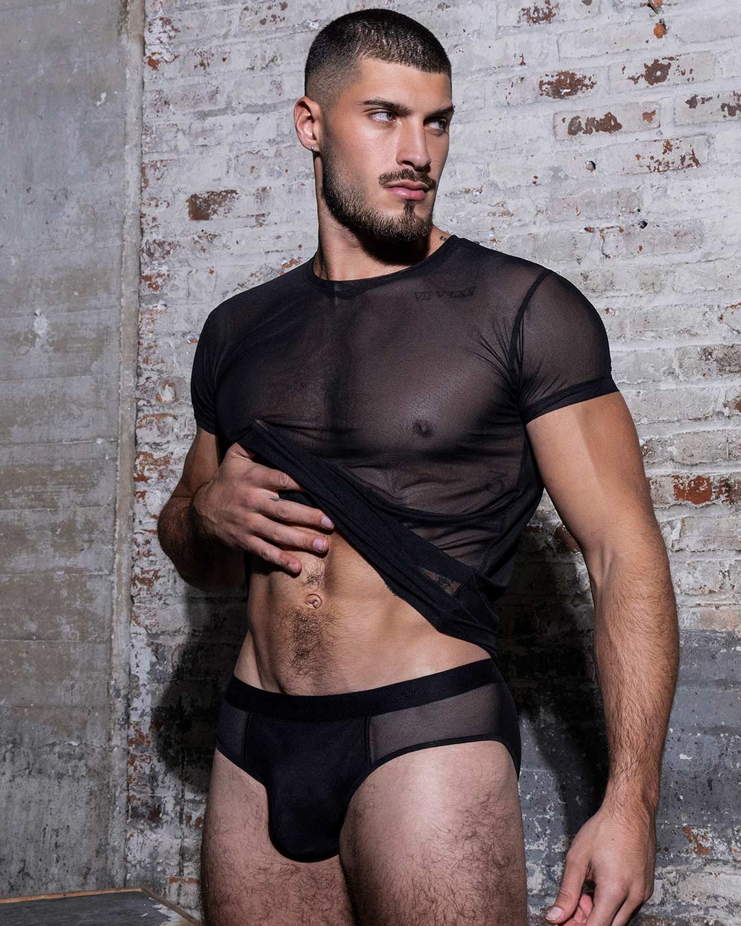 Sheer Low Rise Brief Black - Image 5