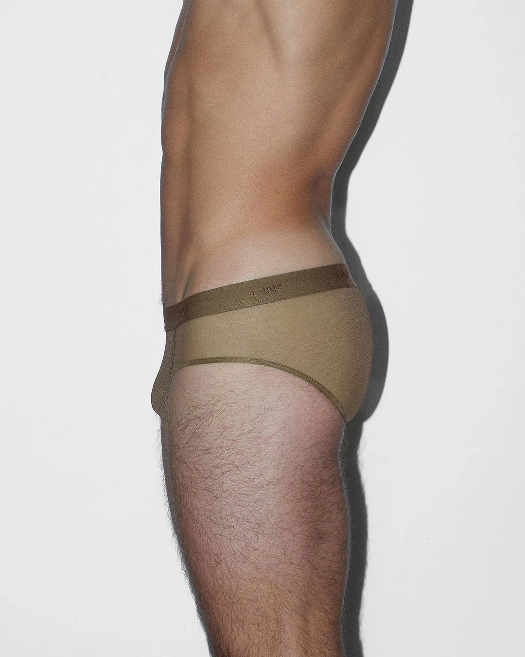 Sheer Low Rise Brief Dark Nude - Image 3