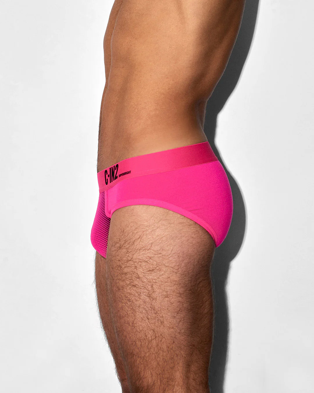 Super Bright Low Rise Brief Neon Pink - Image 4