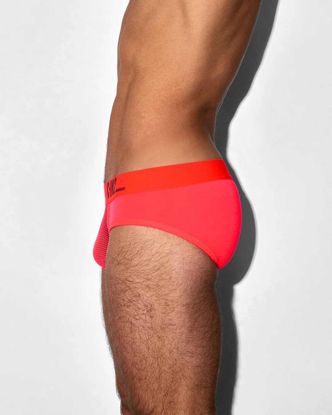 Super Bright Low Rise Brief Neon Red - Image 4