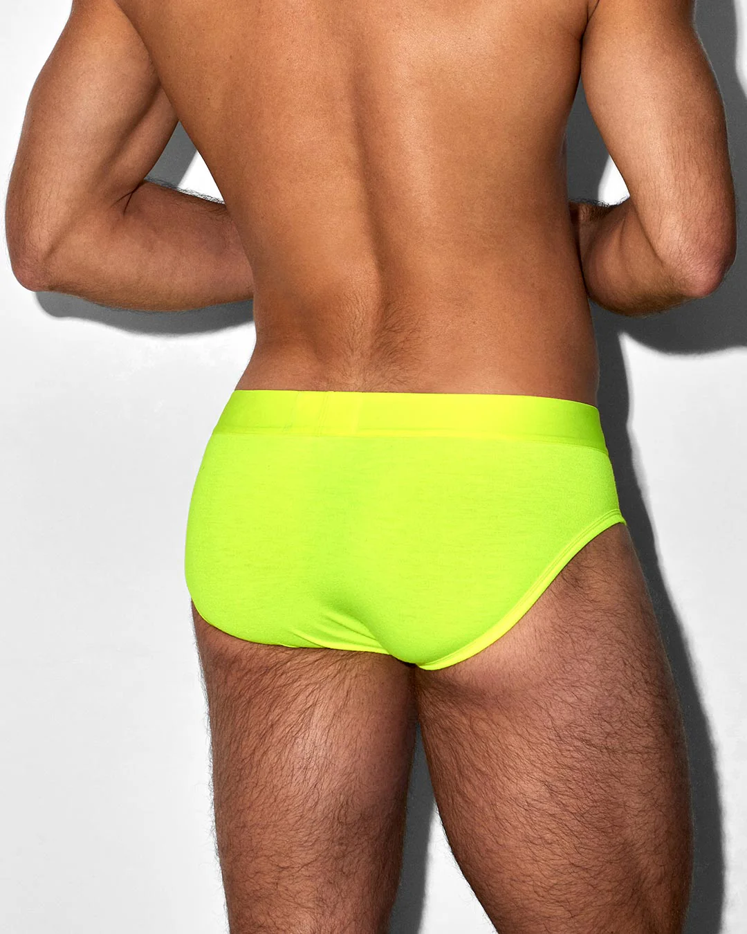 Super Bright Low Rise Brief Neon Yellow - Image 3