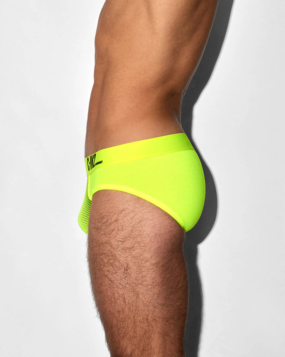 Super Bright Low Rise Brief Neon Yellow - Image 4