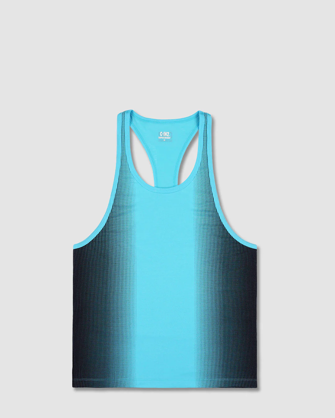 Super Bright Racerback Tank Neon Blue - Image 5