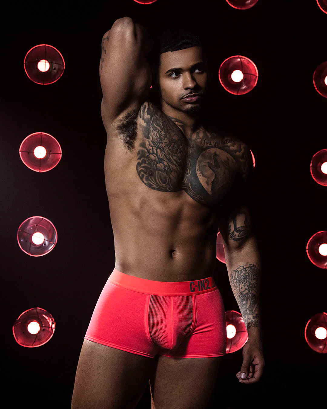 Super Bright Trunk Neon Red