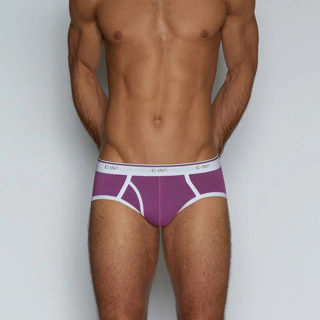 Throwback Fly Front Brief Paden Purple - Image 2