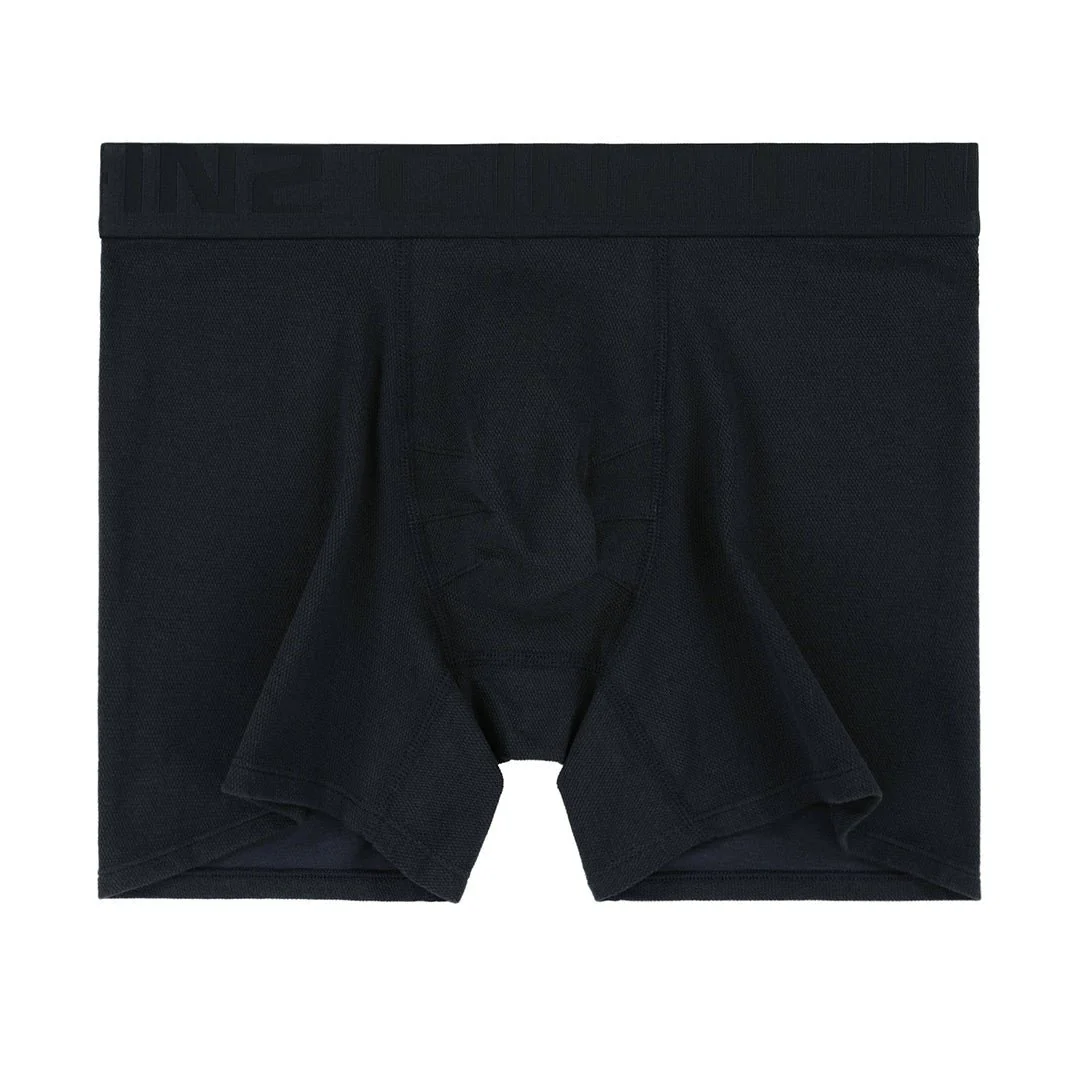 Quick-Dry Boxer Brief with Guard Rail Night Navy - Image 5