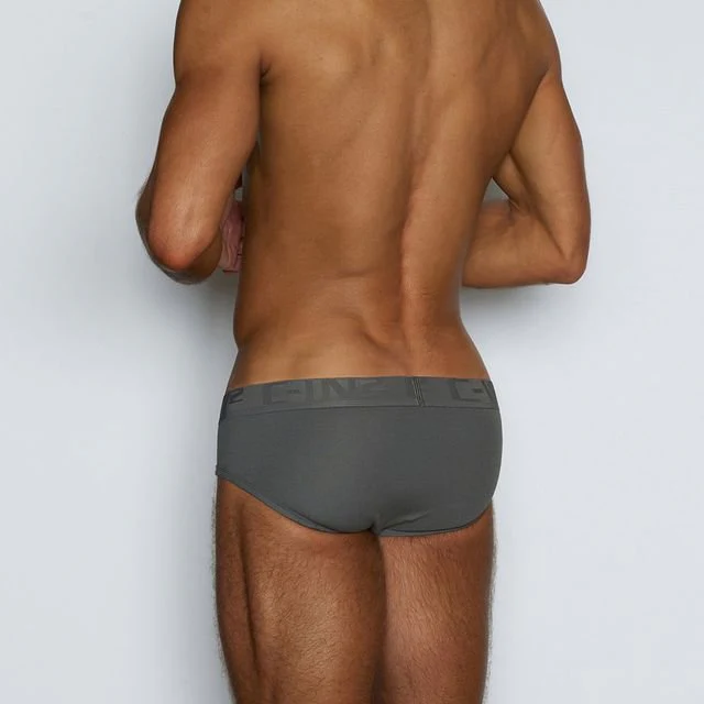 Quick-Dry Low Rise Brief Goryn Grey - Image 2