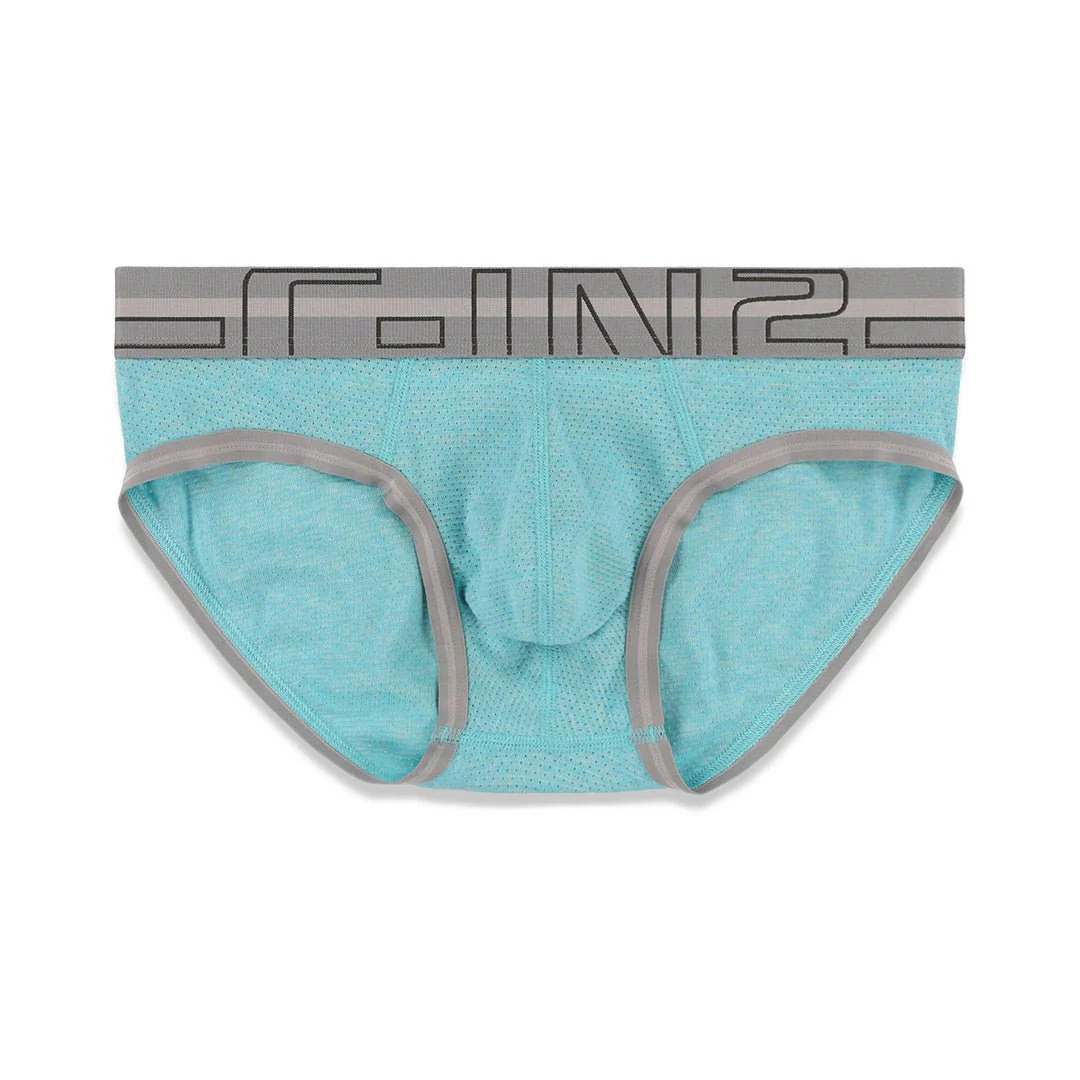 Zen Low Rise Brief Bayside Blue Heather - Image 4