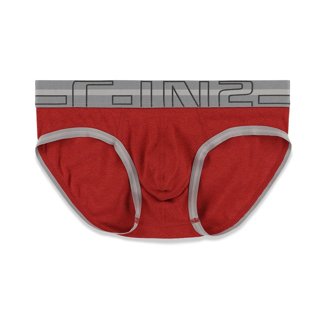 Zen Low Rise Brief Reese Red Heather - Image 4