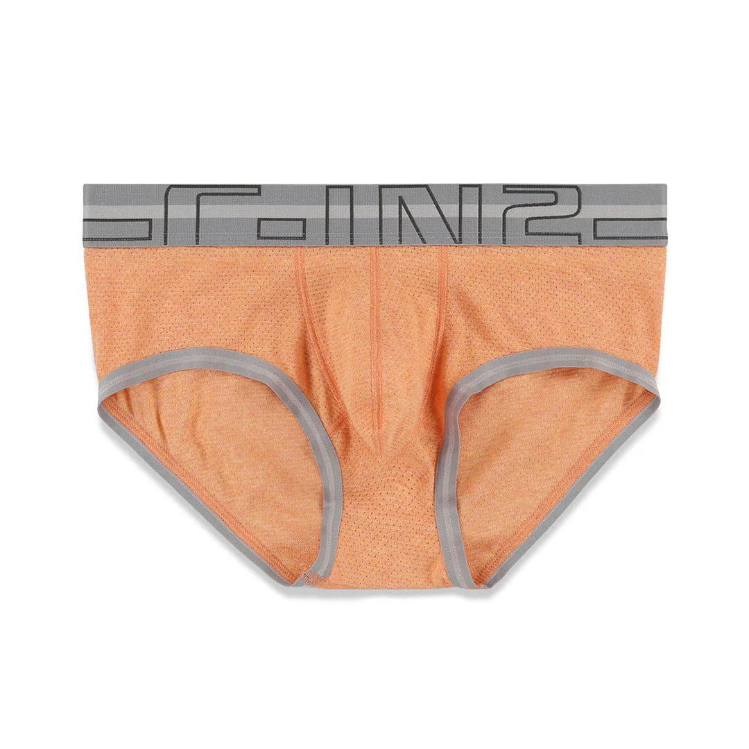 Zen Mid Rise Brief Otto Orange Heather - Image 4