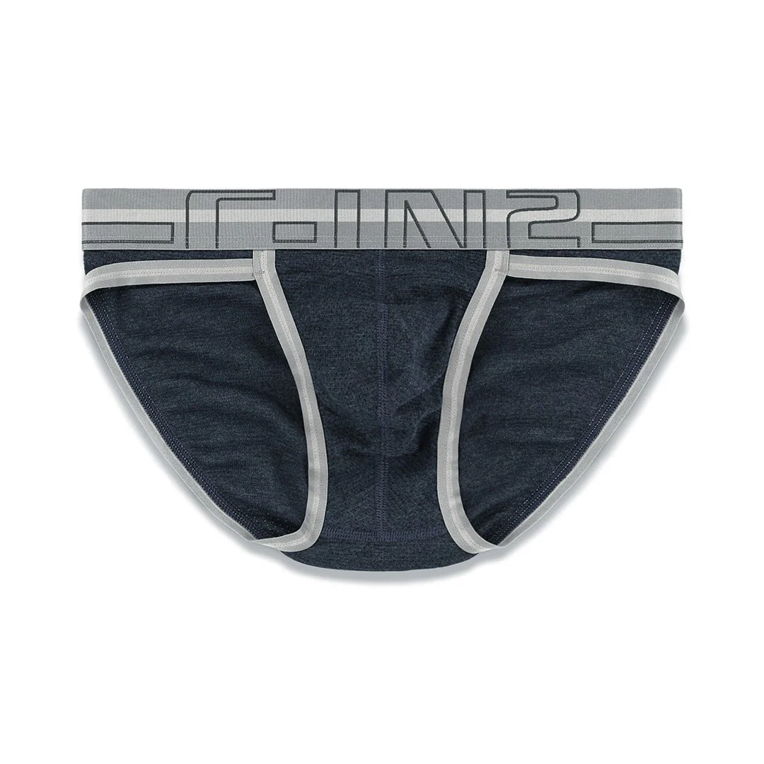 Zen Sport Brief Neil Navy Heather - Image 4