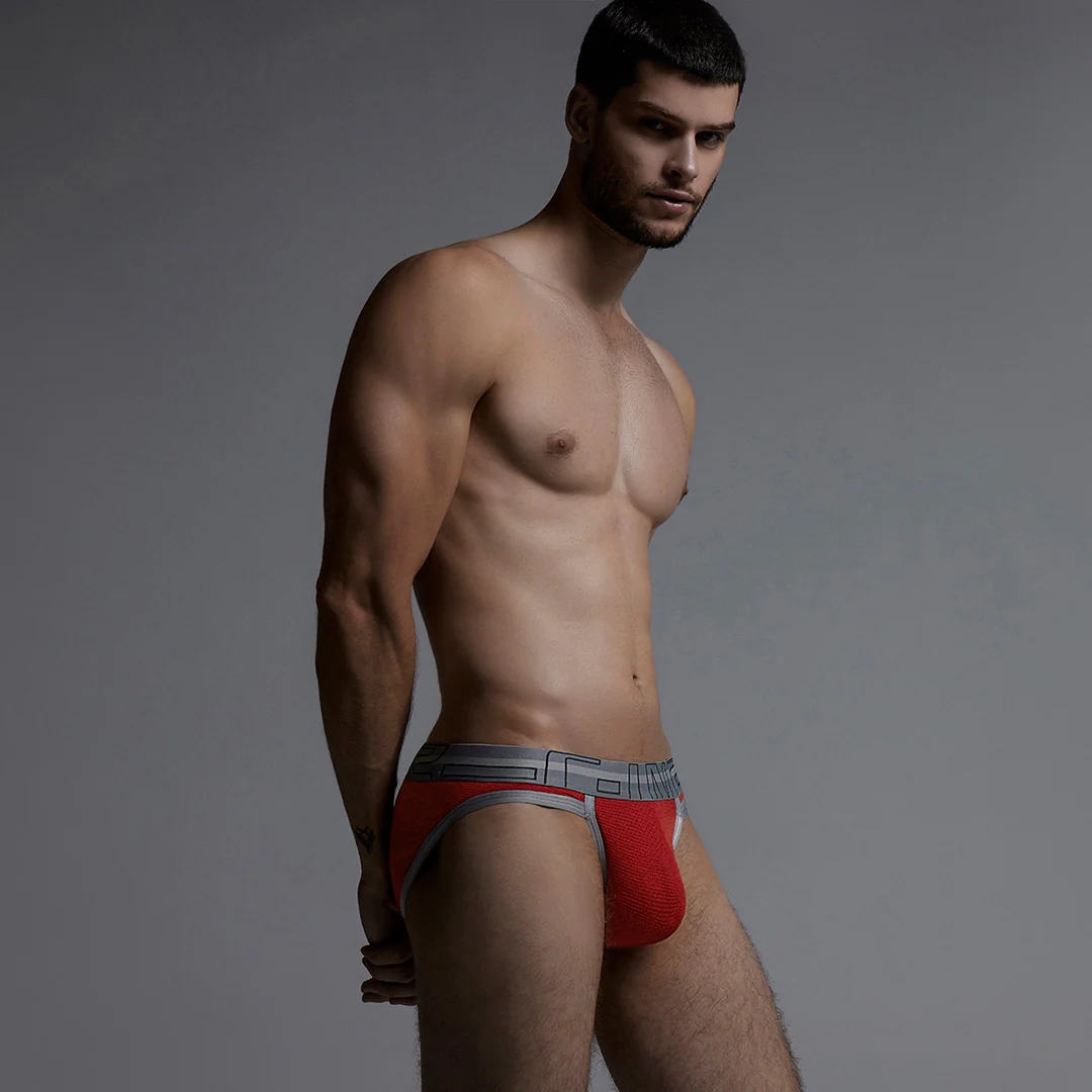 Zen Sport Brief Reese Red Heather